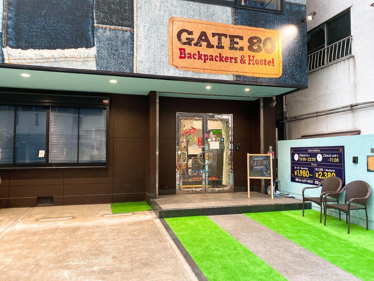 Gate 80 Vandrarhem Osaka Exteriör bild